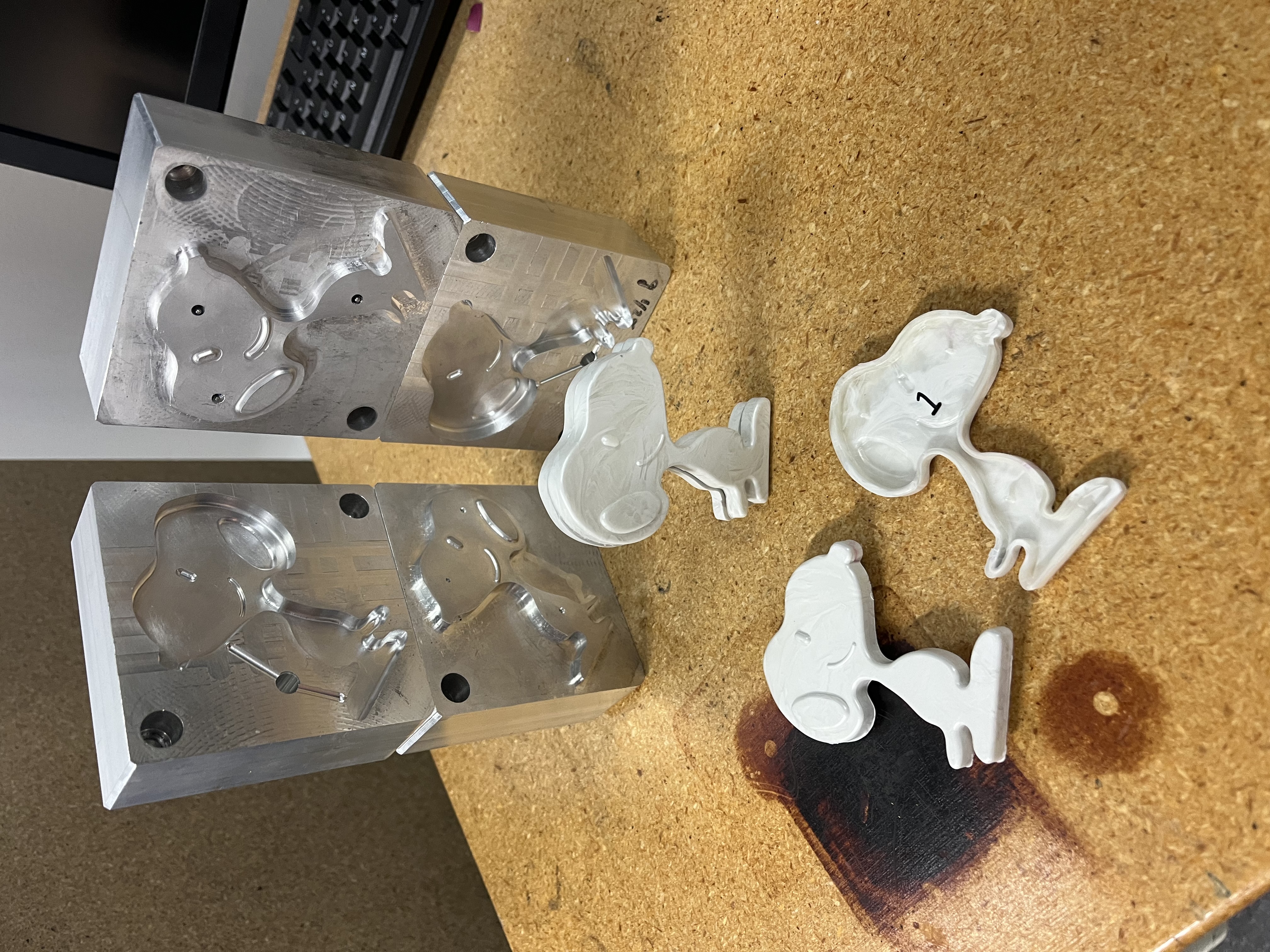 Injection Molded Snoopy